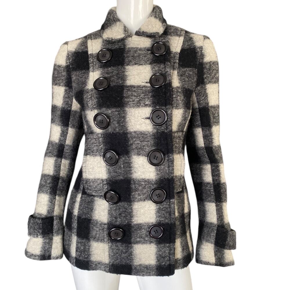 Bailey 44 Wool Blend Double Breasted Peacoat Small